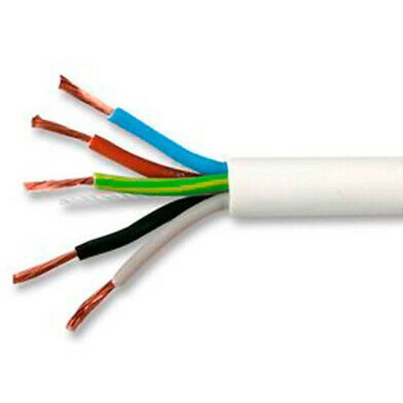 5 Core 1.5mm Flex Cable LSF (100m coil) White - Image 1