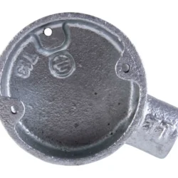 Manufactured from malleable iron Hot dipped galvanised after manufacture and meets the most demanding Class 4 corrosion protection standard Internal depth 25mm Tapped M4 hole for earth terminal in base