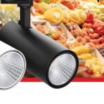 Prelux Eurospot Food Display LED 3 Circuit Track Spotlights