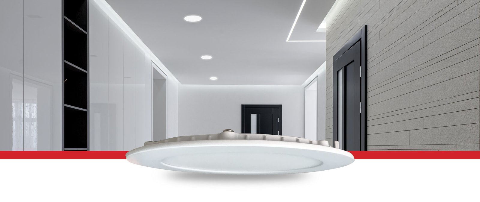 Roma-Slim-LED-Downlight-Banner Prelux Roma Slim LED Downlight Range - Image 1