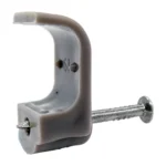 Tower 16.0mm Single T&E Cable Clip Grey (Box of 100) Product Code: 70CGKF160