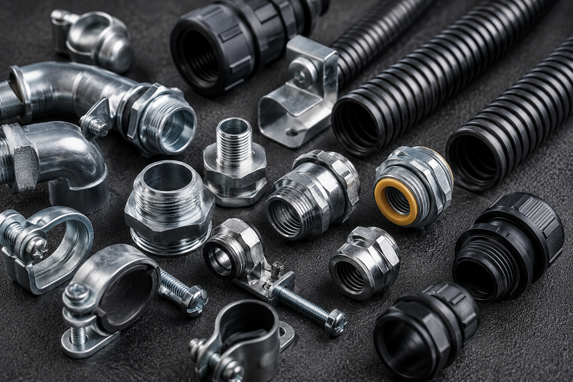 Conduit accessories Ireland — flexible conduit fittings supplier